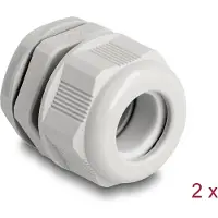 DeLOCK 60474, Harmaa, Polyamidi, 2 kpl, M25, 1,1 cm, 3,66 cm