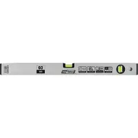 AWTOOLS Aluminum Spirit Level 150 cm w/ Horizontal & Vertical Vials
