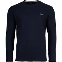 BOSS for man. 50535870 Waffle T-shirt navy (XXL), Homewear, Cotton, Long sleeve