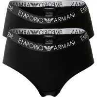 Emporio Armani Ladies Knitted Bi-Pa - Black - XL