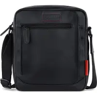 Bugatti Clark Crossbody-laukku Nahka 21 cm Musta
