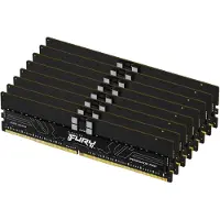 Kingston 256GB (8 x 32GB) FURY Renegade Pro DDR5 RDIMM, 6400MHz, ECC, CL32, 1.40V, musta