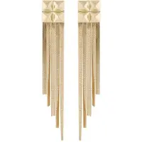 Sno of sweden Tina square tassel kullanväriset korvakorut 1337-6500257