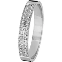 Kohinoor valkokultainen Nova 3 mm timanttisormus 033-613V-15-165