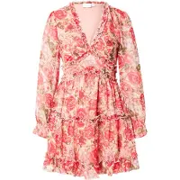 Vila Viemsa L/S Short Dress/Dc/Ka - Red - 34