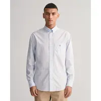 Gant for man. 3000120 Regular Fit Vichy Checked Poplin Shirt (5XL), Casual, Cotton, Long sleeve