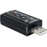 DeLOCK – USB Sound Adapter 7.1, black (61645)