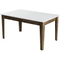 Skye Decor Ruokapöytä Milan 514, ruskea/valkoinen
