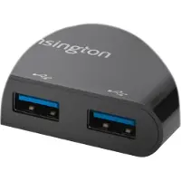 Kensington USB-keskitin - - CH1000 - 4 USB 3.1 -porttia - USB Type C - Ulkoinen - Musta
