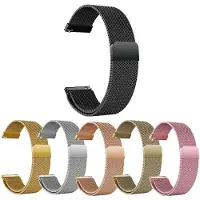 SKALO Milanese Loop to Xiaomi Watch S3 - Musta