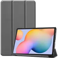 SKALO Samsung Tab S6 Lite Trifold Suojakotelo - Harmaa