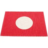 Pappelina Vera matto 70x90 cm small one red / vanilla