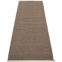 Pappelina Mono matto 85x260 cm dark brown / dark linen
