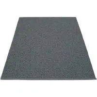 Pappelina , Svea matto 140x220 cm granit / black metallic