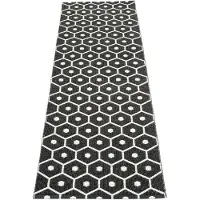 Pappelina Honey matto 70x225 cm black / vanilla