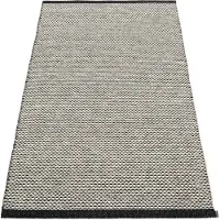 Pappelina Effi matto 85 x 160 cm, black - warm grey - vanilla
