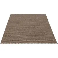 Pappelina Mono matto 180x220 cm dark brown / dark linen