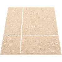 Pappelina Fred matto, 70 x 90 cm, beige - luonnonvalkoinen