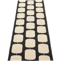 Pappelina Sten matto 70x200 cm black / cream