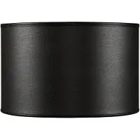 Artwood , Lampunvarjostin Cylinder Small Leather Black