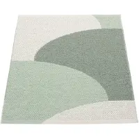 Pappelina Hill matto Army/Misty Mint/Fossil Grey 70 x 90cm