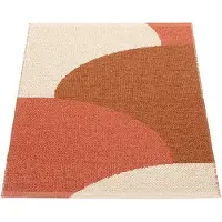 Pappelina Hill matto Brick/Rust/Cream 70 x 90cm