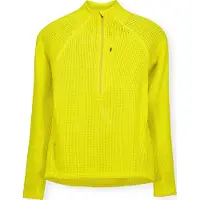 Houdini Women's Pace Flow Half Zip Be The Light Green Välikerrospuserot M