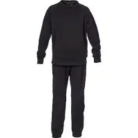 Isbjörn of Sweden Kids' Panda Chill Sweater & Pant Black Kerrasto setit 158/164