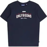 Only & Sons Osjlenny Life Reg Vintage Tee Jrs Noos - Navy - 134-140