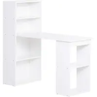 Aosom Työpöytä Homcom 120x55x120cm, valkoinen