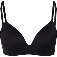 Calvin Klein Wire Free T Shirt Bra - Black - 80 D