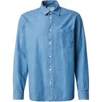 Selected Slhregcarlo Denim Ls Shirt Noos - Blue - XXL