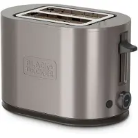 Black & Decker 900W Inox leivänpaahdin