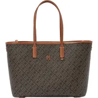 Tommy Hilfiger for woman. AW0AW17416 Monoplay tote bag black, brown (OSFA), Casual, Polyurethane