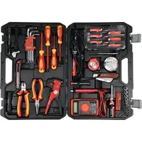 YATO Sähkösuunnittelijan työkalulaatikko YT-39009 68 osaa musta