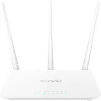 Tenda F3, Wi-Fi 4 (802.11n), Ethernet LAN, Valkoinen, Pöytäreititin