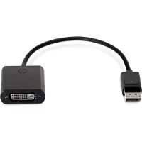 HP DisplayPort to DVI-D Adapter - DisplayPort-sovitin - enkeltlink - DisplayPort (han) til DVI-D (hun) - 19 cm - haspet - for 34; Elite Dragonfl...