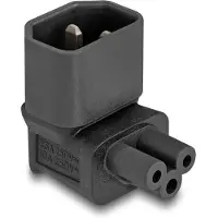 DeLOCK – Power Adapter IEC 60320 - C14 to C5, male / female, 2.5 A, 90° angled (80471)