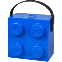 Room copenhagen Lego Box eväsrasia kahvalla, sininen