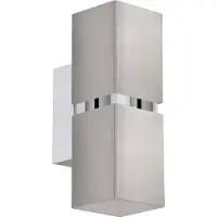 Eglo 96264 - LED-seinävalaisin PASSA 2xGU10/3.3W/230V kulmikas