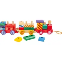 Small Foot - Wooden Stacking Blocks Train 16dlg.
