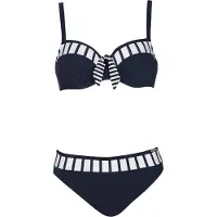 Sunflair Bikini laivastonsininen / valkoinen