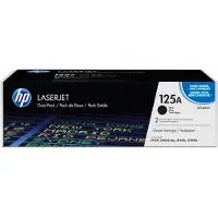 HP 125A -laservärikasettipakkaus, musta, 2 kpl