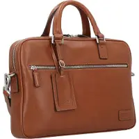 PICARD Authentic Asiakirjasalkku Nahka 40 cm Kannettavan tietokoneen taskun syvyys Ruskea