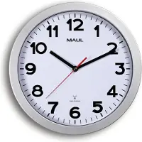 MAUL 9053095, Seinä, Ympyrä, Valkoinen, Muovi, Lasi, AA