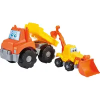 Ecoiffier 37 Cm Backhoe Truck Kultainen