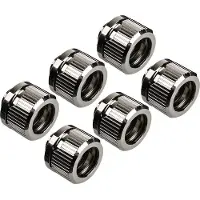 EKWB EK-Quantum Torque HDC 14 -kovaputkiliittimet, 6 kpl, nikkeli