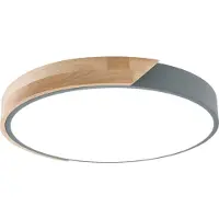 Näve Led Borneo, Alumiini/harmaa/sinkki, Olohuone/ruokailutila, Puu, Moderni
