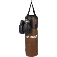 My Hood | Nyrkkeilysetti hanskoilla, 15 kg - Retro