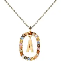 PD Paola Letter Necklace - Gold - A